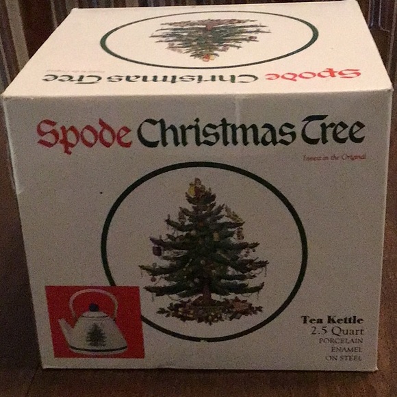 2.5 quart, porcelain top, enamel tea pot - Picture 2 of 3